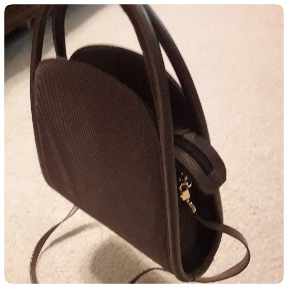 Stuart Weitzman Taupe Handle Evening Bag